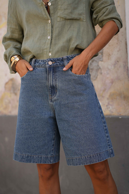 Denim Bermuda