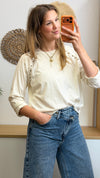 Longsleeve mit Nieten-Details