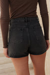 Skort Jeans schwarz