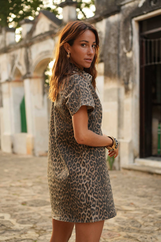 Denim Leo Kleid