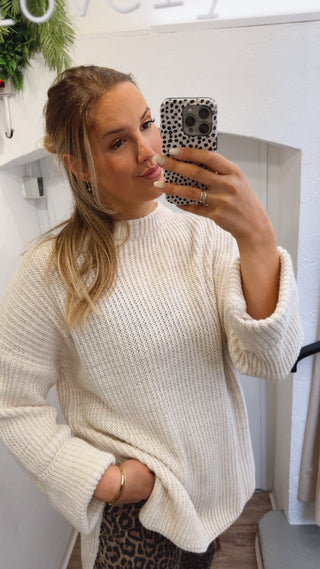 Grobstrick Pullover