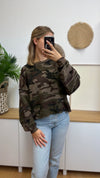 Camouflage Shirt im Destroyed-Look