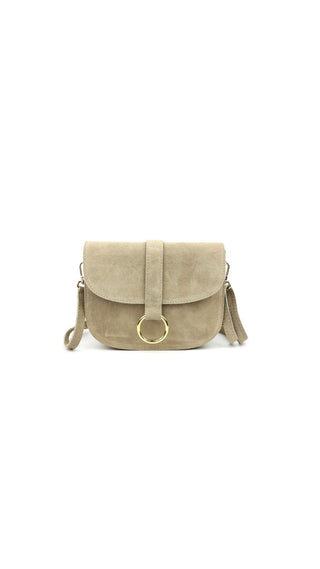 Wildleder Tasche beige