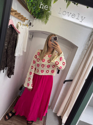 Häkelpullover Amour
