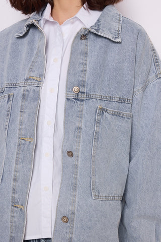 Oversized Jeansjacke