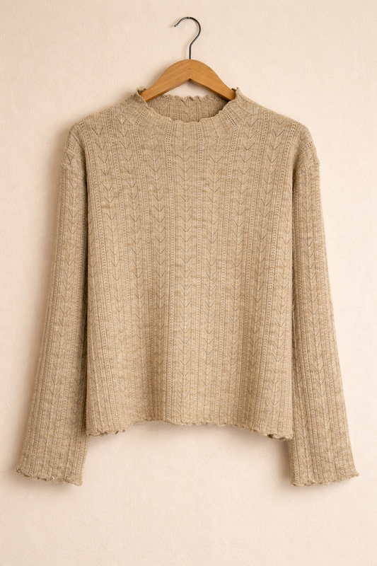 Curve Stricklongsleeve