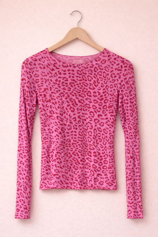 Kaschmir Longsleeve Leo Pink
