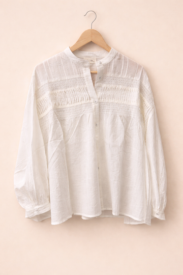 Bluse mit Stickerei