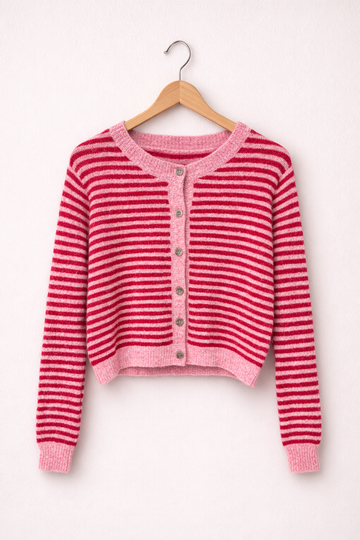 Strickjacke Stripe