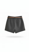 Elegante High Waist Shorts mit Gürtel