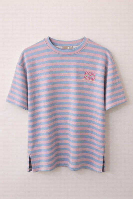 Bonjour Stripe Shirt