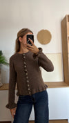 Rüschen-Cardigan