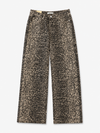 Leo Hose Wide Leg braun
