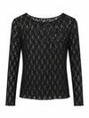 Spitzen Longsleeve mit Blumenmuster