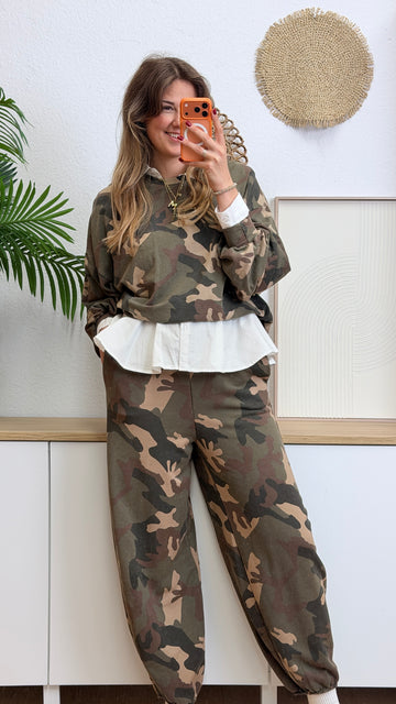 Camouflage Jogginghose – Loose Fit