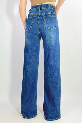 High Waist Jeans, Straight Leg