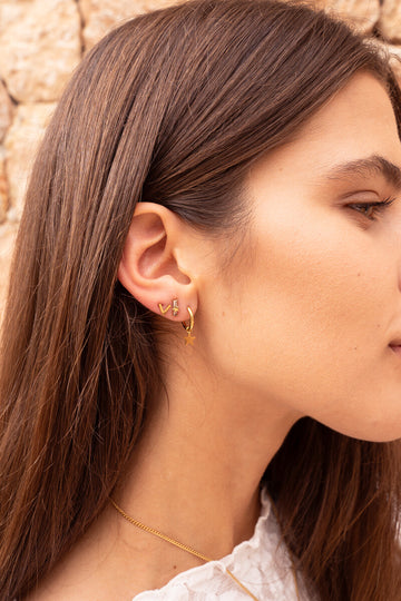 Ohrringe mit kleinem Stern