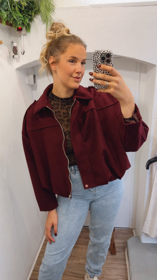 Oversize Jacke mit Ballon-Silhouette