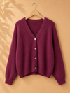 Alpaka Strickjacke