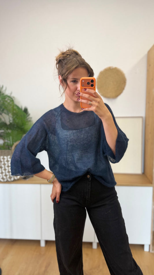 Mohair 3/4 Pullover