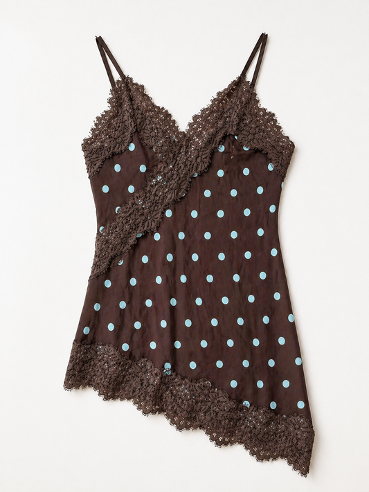 Spitzen Dots Top