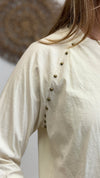 Longsleeve mit Nieten-Details