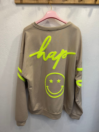 Sweatshirt Happy