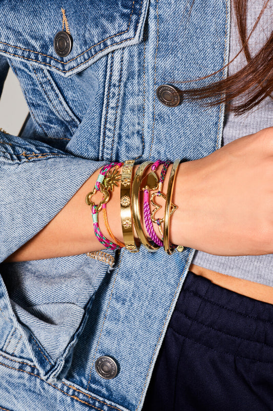 Bold glänzender Armreif klein