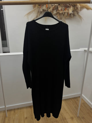 Feinstrick Kleid schwarz