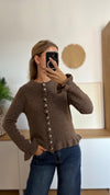 Rüschen-Cardigan