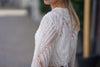 Pailletten Langarm Top Damen