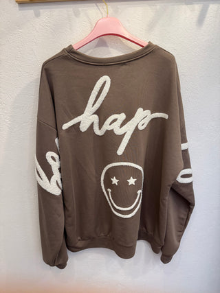 Sweatshirt Happy