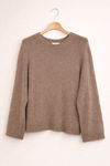 Baby Alpaka Pullover Taupe