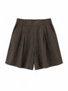 Leinen Short