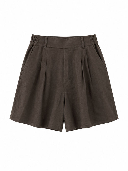 Leinen Short