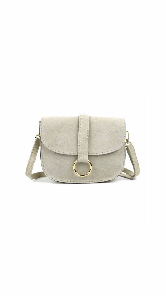 Wildleder Tasche Creme
