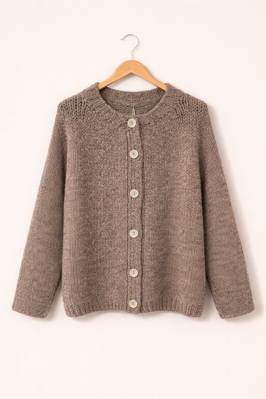 Strickjacke Lina taupe