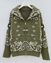 Strickjacke mit Paisley-Muster