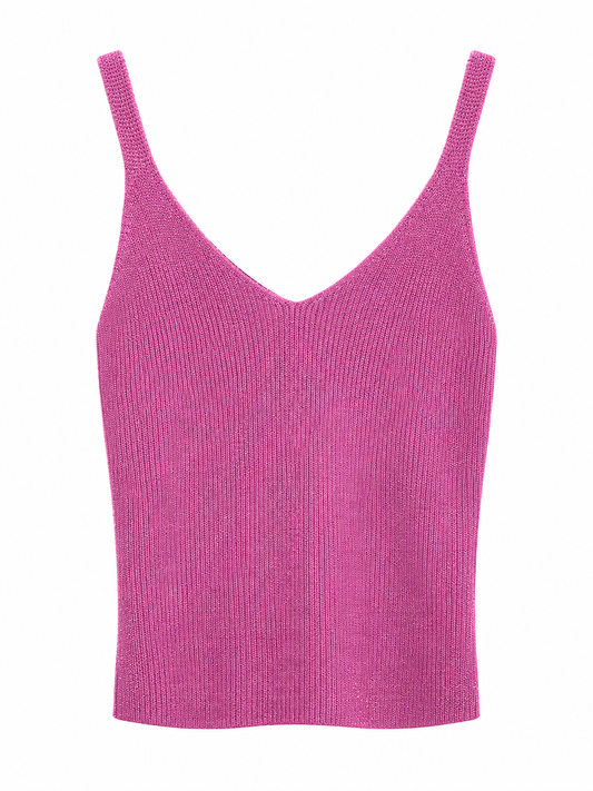 Glitzer Damen Top