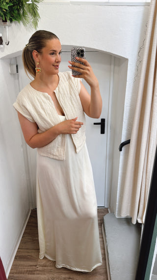 Satin Kleid