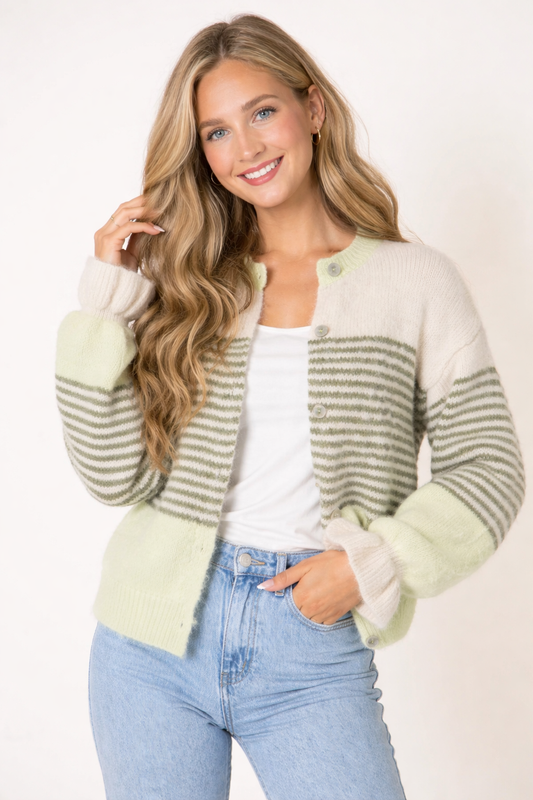 Strickjacke Steffi grün