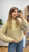 Grobstrick Pullover
