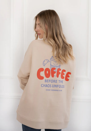 Erwachsenen Sweatshirt Coffee
