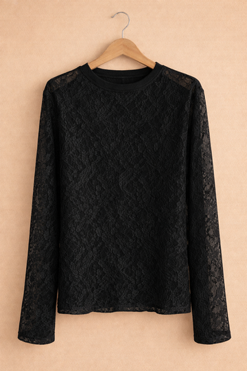 Oversized Spitzen Longsleeve Karla