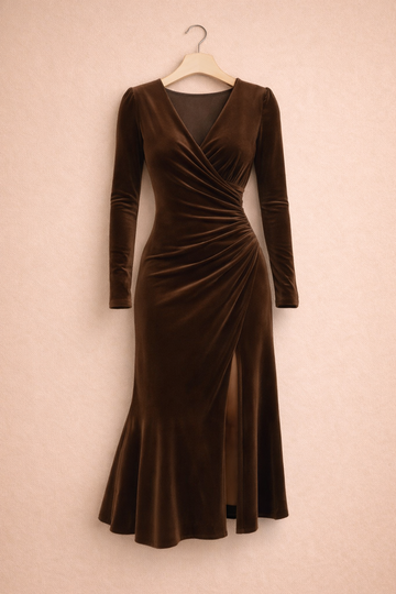 Samt Kleid