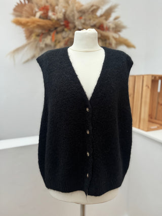 Feinstrick Cardigan kurzarm