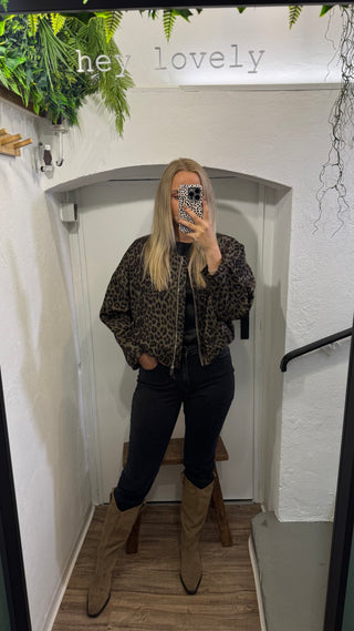 Leo Wildlederoptik Jacke