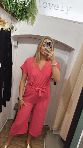 Jumpsuit pink