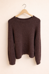 Baby Alpaka Pullover braun