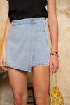 Skort Jeans hell